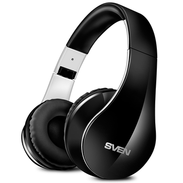 Наушники Sven AP-B450MV беспроводные, с микрофоном, Bluetooth, чёрно-белый